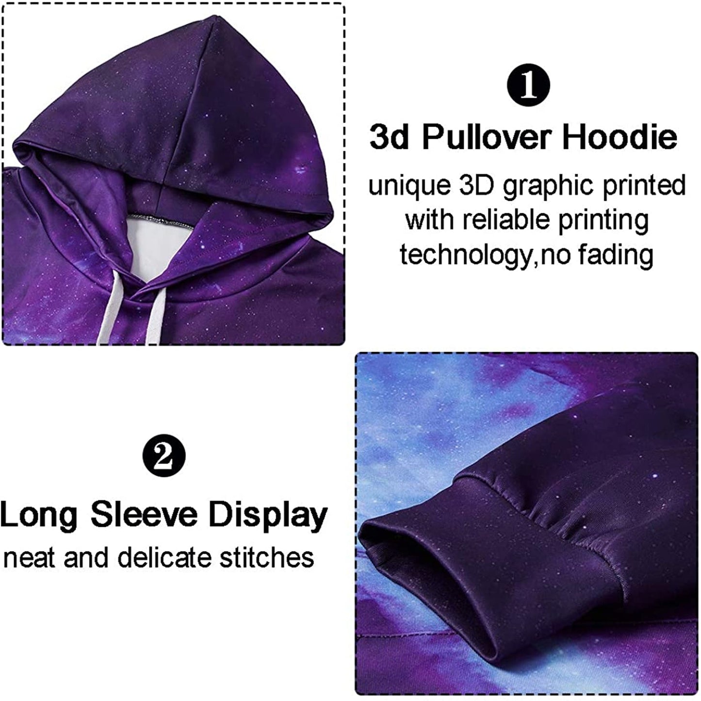 Universe Galaxy Funny Hoodie