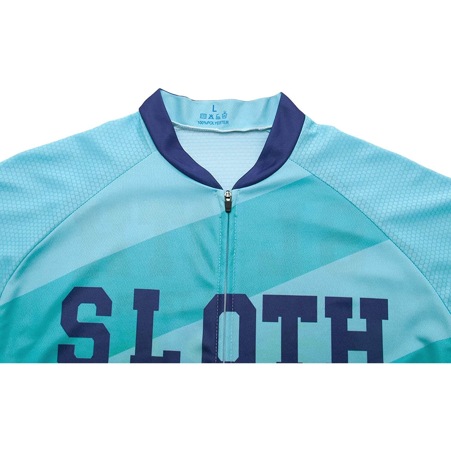 Sloth Palm Tree Beach Heren Grappig MTB Korte Mouw Fietsshirt Top