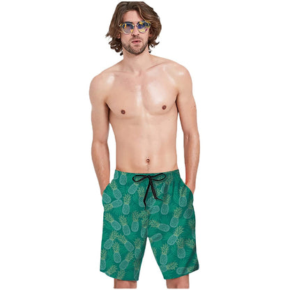 Pineapple Funny Swim Trunks