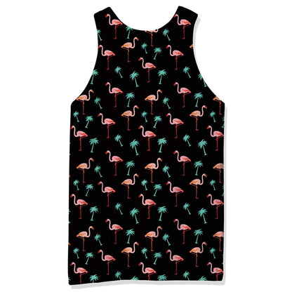 Palmboom Flamingo Grappig Tanktopje