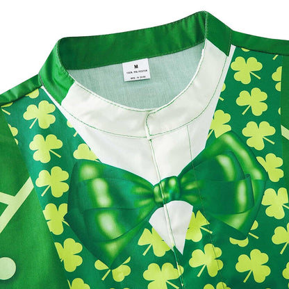 St. Patrick's Day Klaver Riem Mannelijke Romper