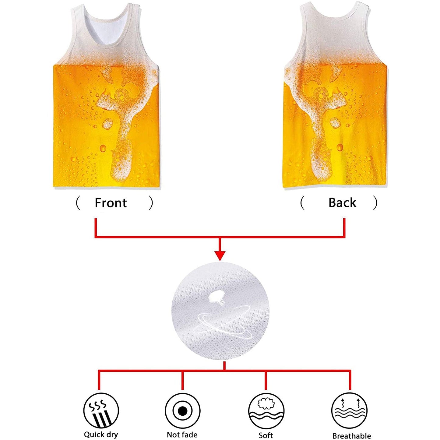 Bier Lustiges Tank Top