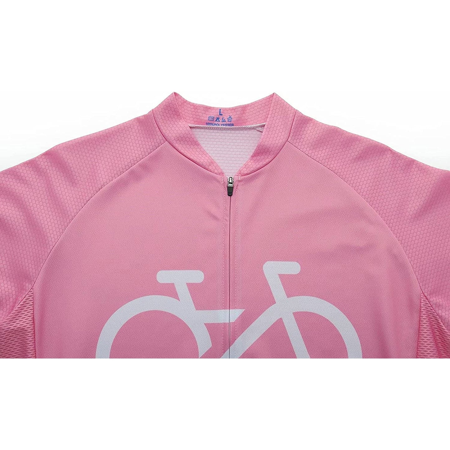 Roze korte mouwen heren grappige MTB korte mouwen fietsshirt top