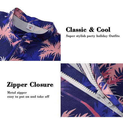 Palm Tree Male Romper