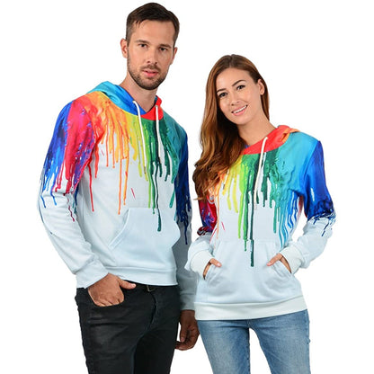 Lustiger Kapuzenpullover mit weißem Schmelzbild