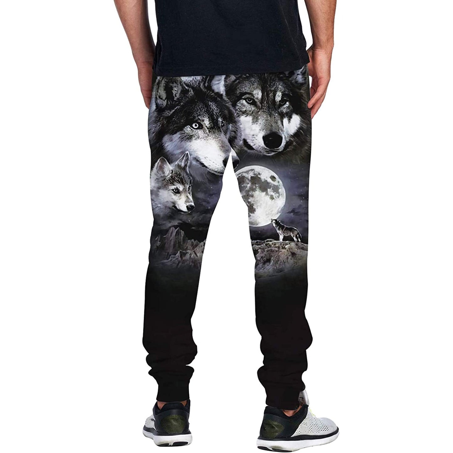 Full Moon Wolf Grappige joggingbroek