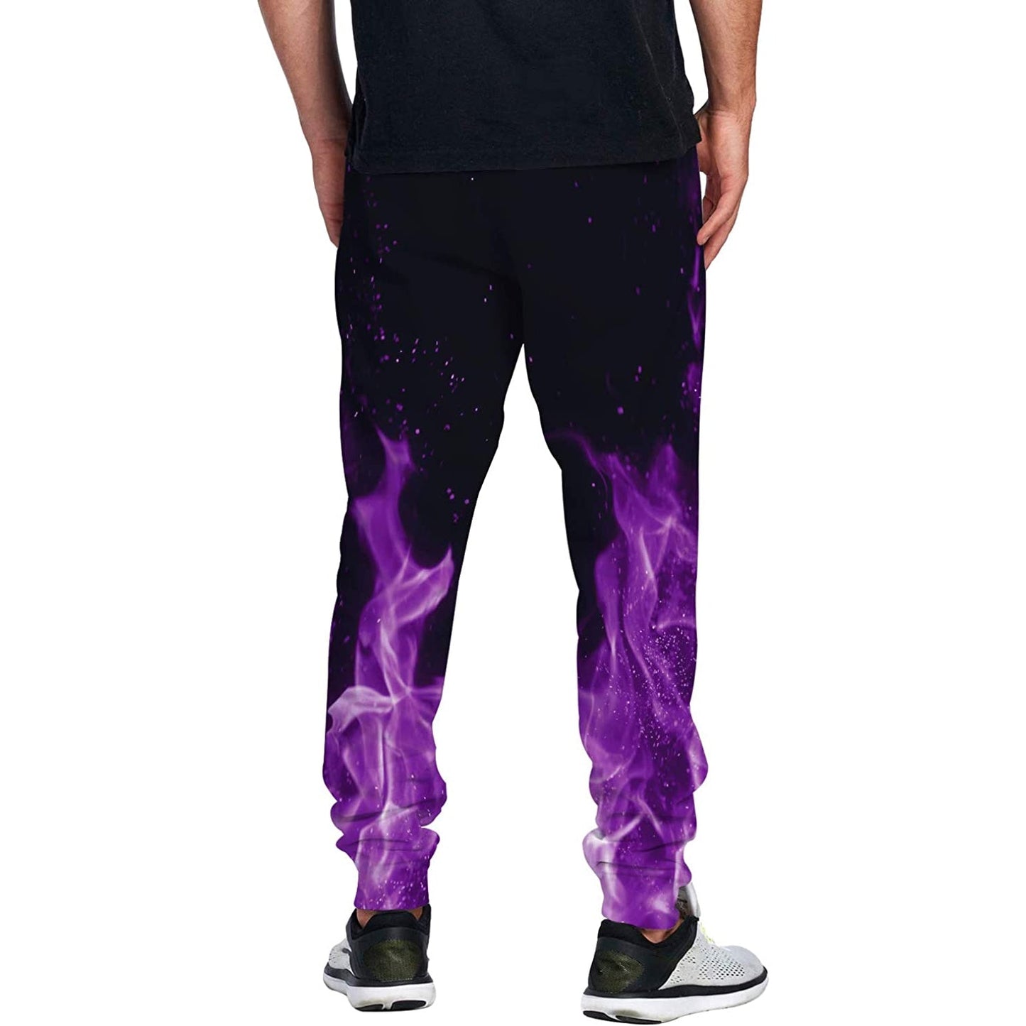 Lila Flamme Lustige Jogginghose