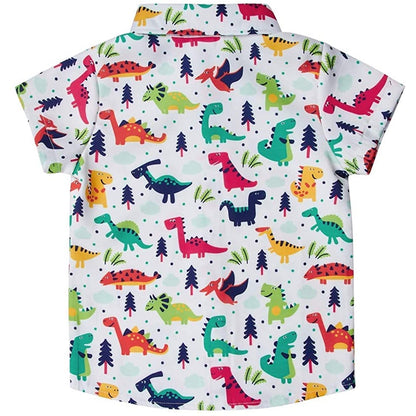 Leuke dinosaurus grappige peuter Hawaiiaanse shirt