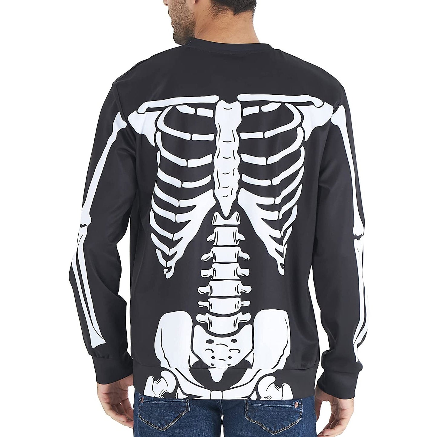 Skeleton Halloween Ugly Christmas Sweater