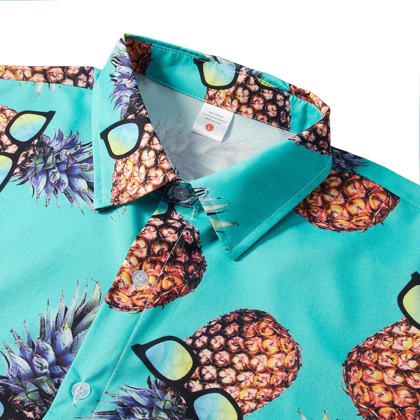 Grüne Sonnenbrille Ananas lustige Hawaiian Shirt