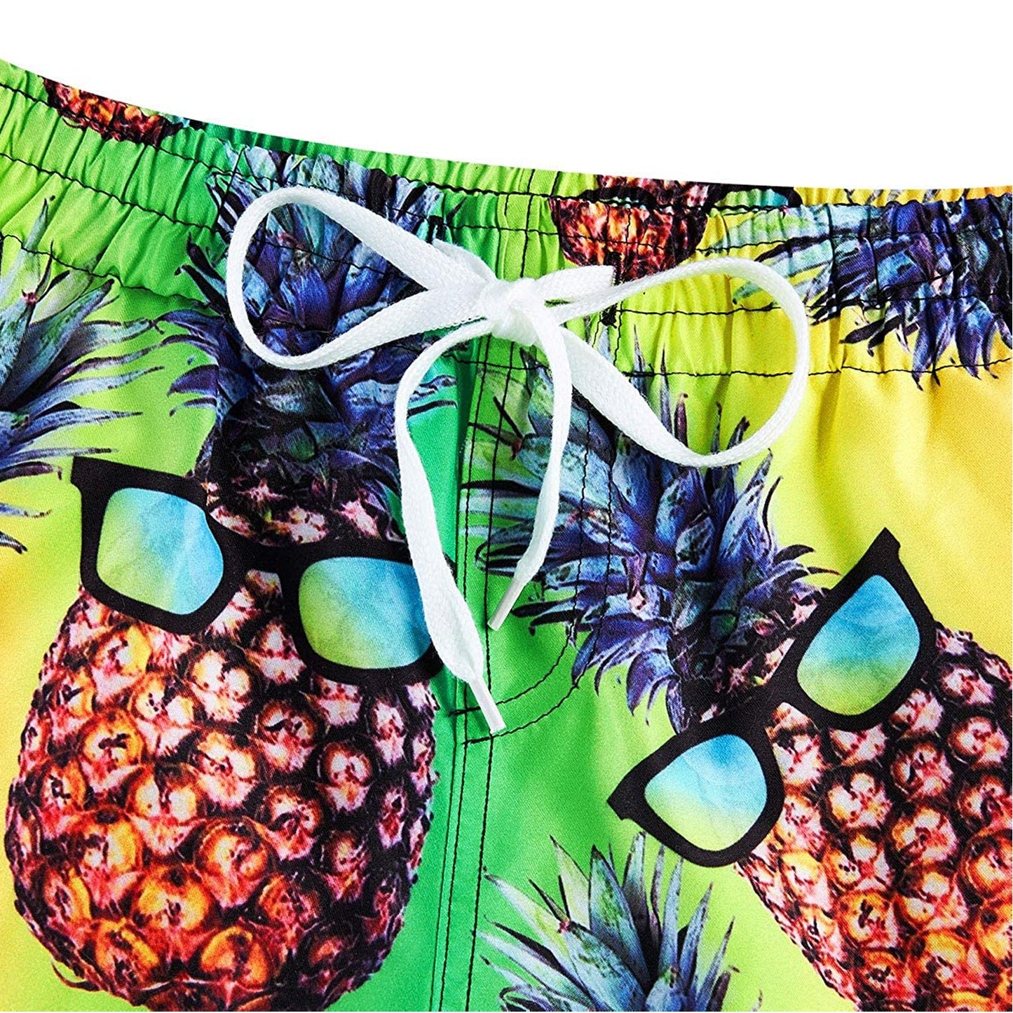 Gelbe Sonnenbrille Ananas Funny Boy Badehose