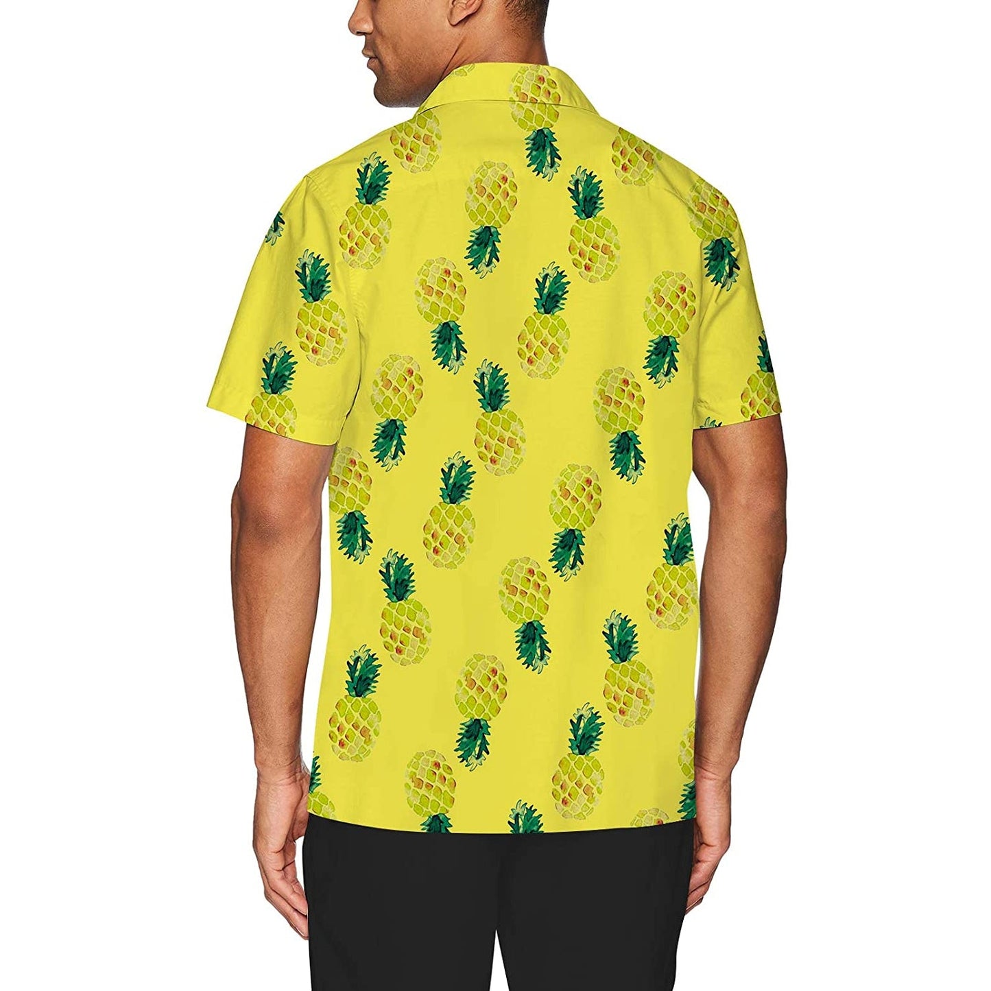 Gelbe Ananas Lustiges Hawaiihemd