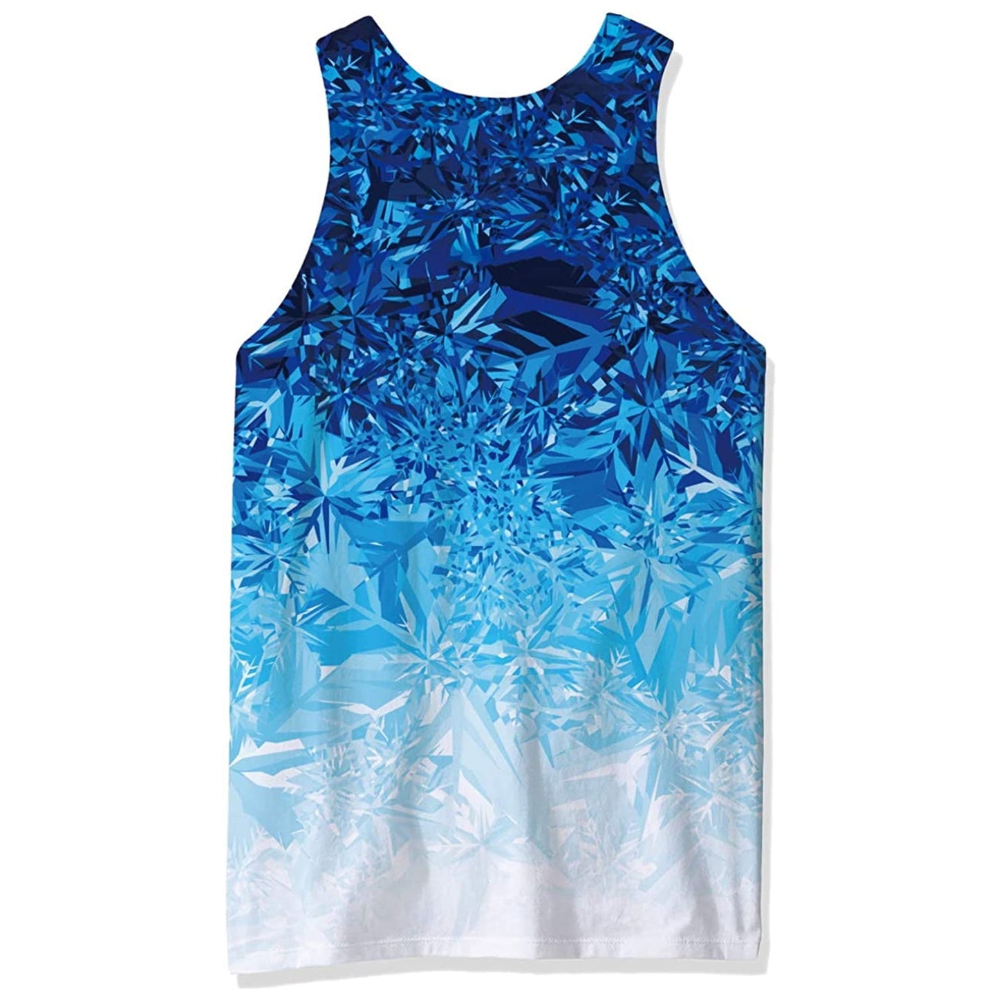 Blauwe sneeuwvlok grappige tanktop