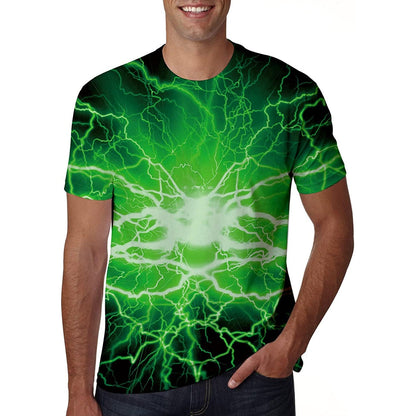 Groene bliksem grappig T-shirt