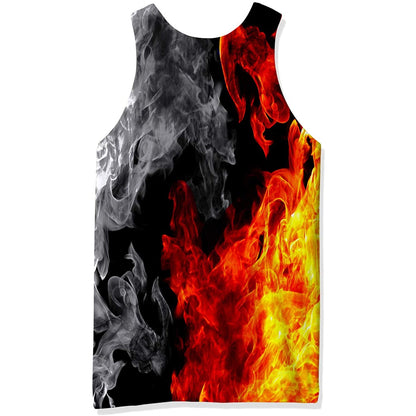 Ying Yang rook grappige tanktop