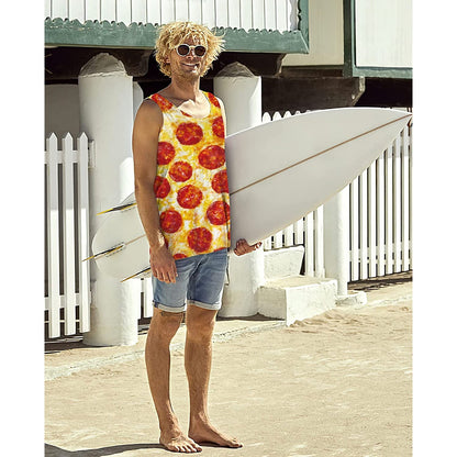 Lustiges Pizza-Tanktop