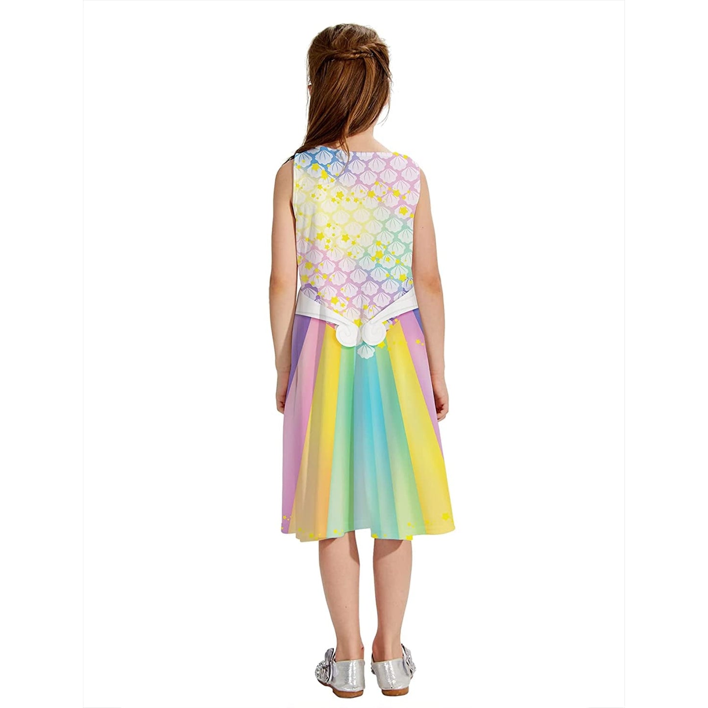 Regenbogen Lustiges Mädchenkleid