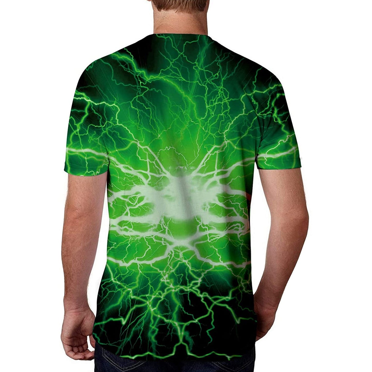 Groene bliksem grappig T-shirt