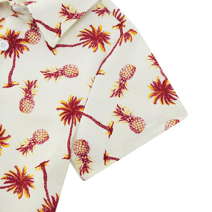 Palmboom Ananas Grappig Peuter Hawaiiaans Shirt