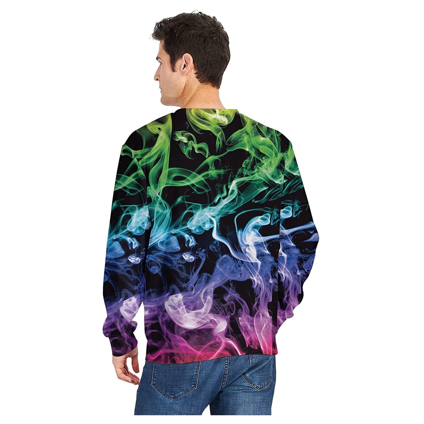 Colorful Smoke Ugly Christmas Sweater