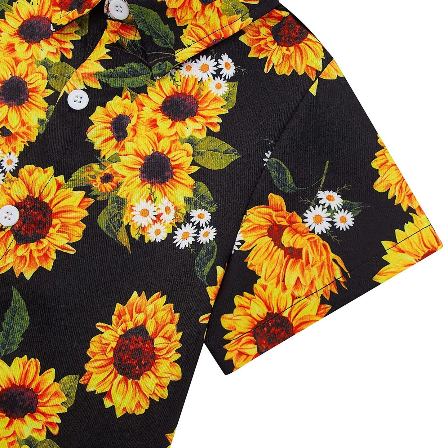 Zonnebloemen Grappig Peuter Hawaiiaans Shirt