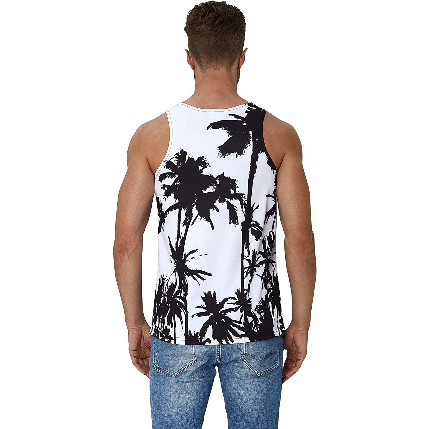 Palmboom Wit Grappig Tanktopje