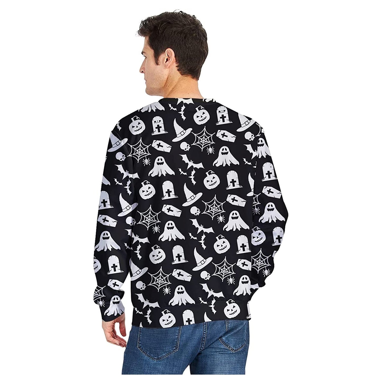 Black Halloween Ugly Christmas Sweater