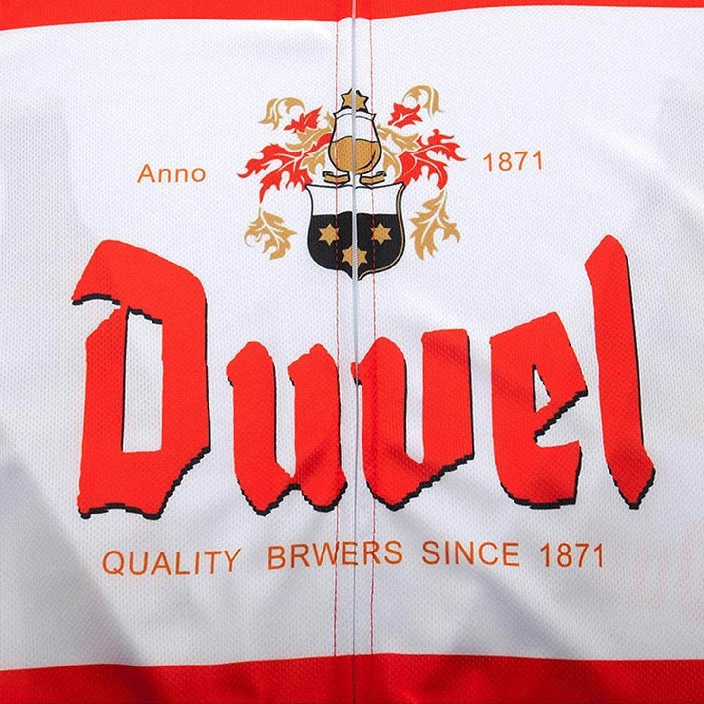 Bier Duvel Rood Heren Grappig MTB Korte Mouw Fietsshirt Top