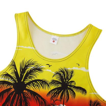 Tropical Hawaii Funny Tank Top