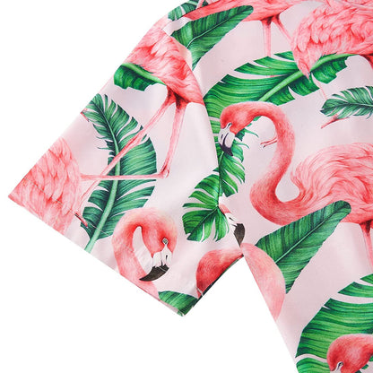 Bananenblatt-Flamingos-Herren-Strampler