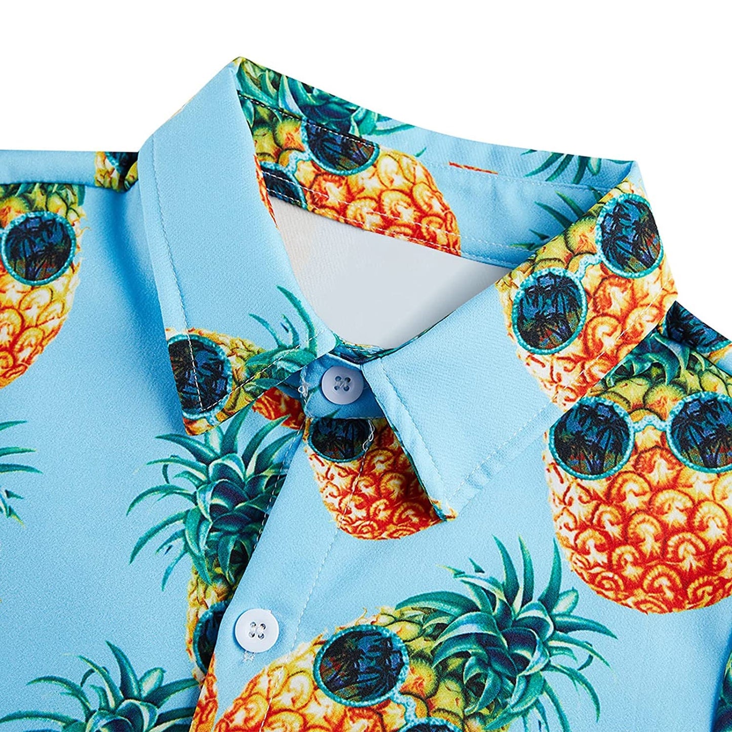 Blaue Ananas lustige Kleinkind Hawaiian Shirt