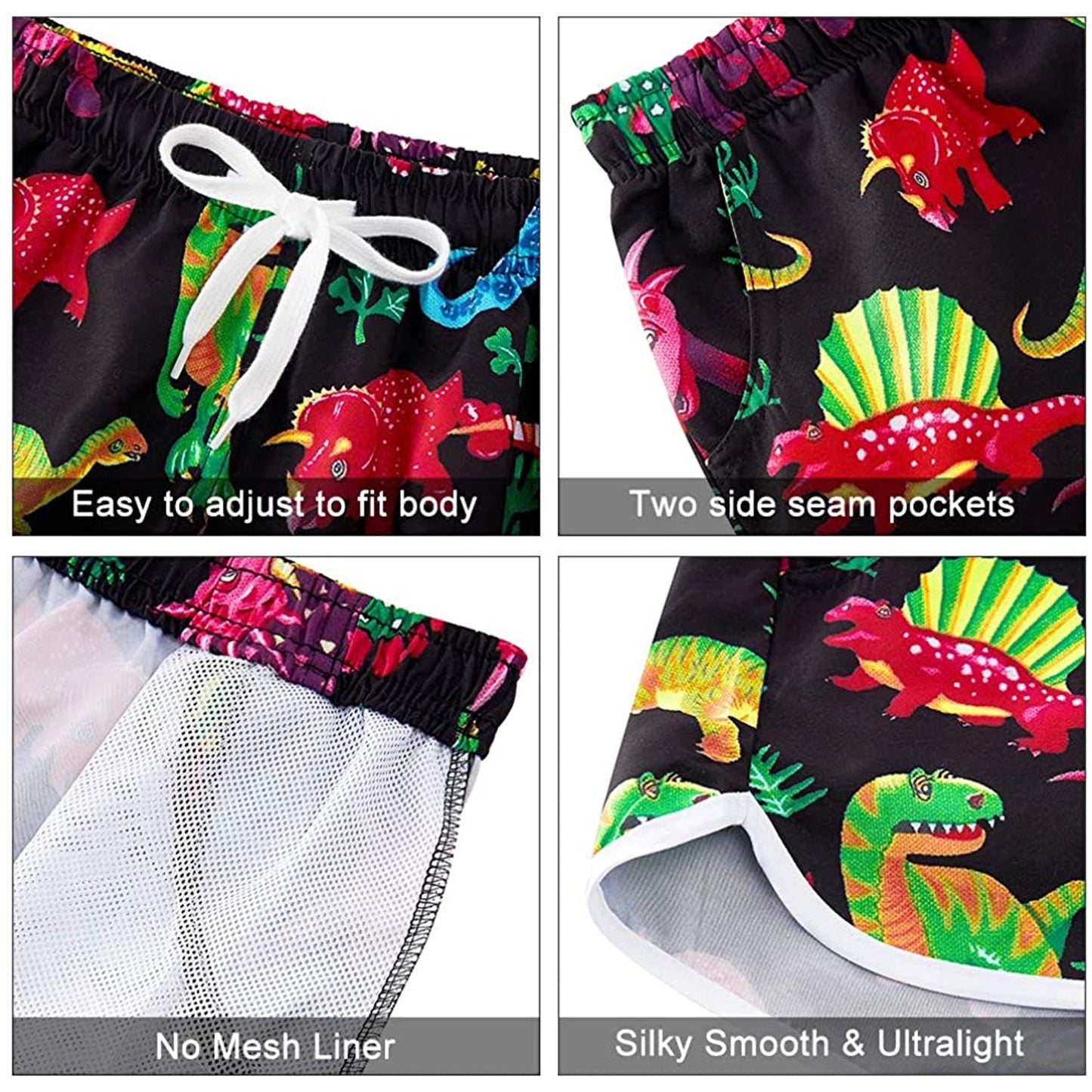 Dinosaurussen Grappige Board Shorts voor Vrouwen