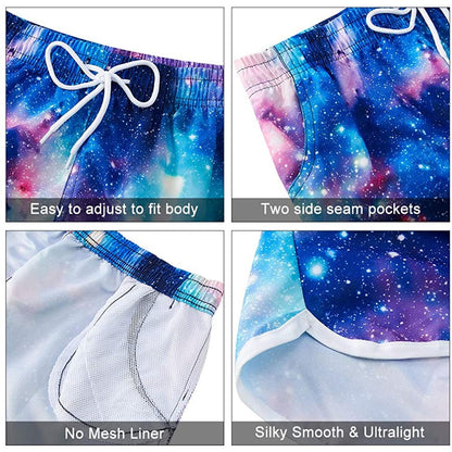 Galaxy Funny Board Shorts voor dames