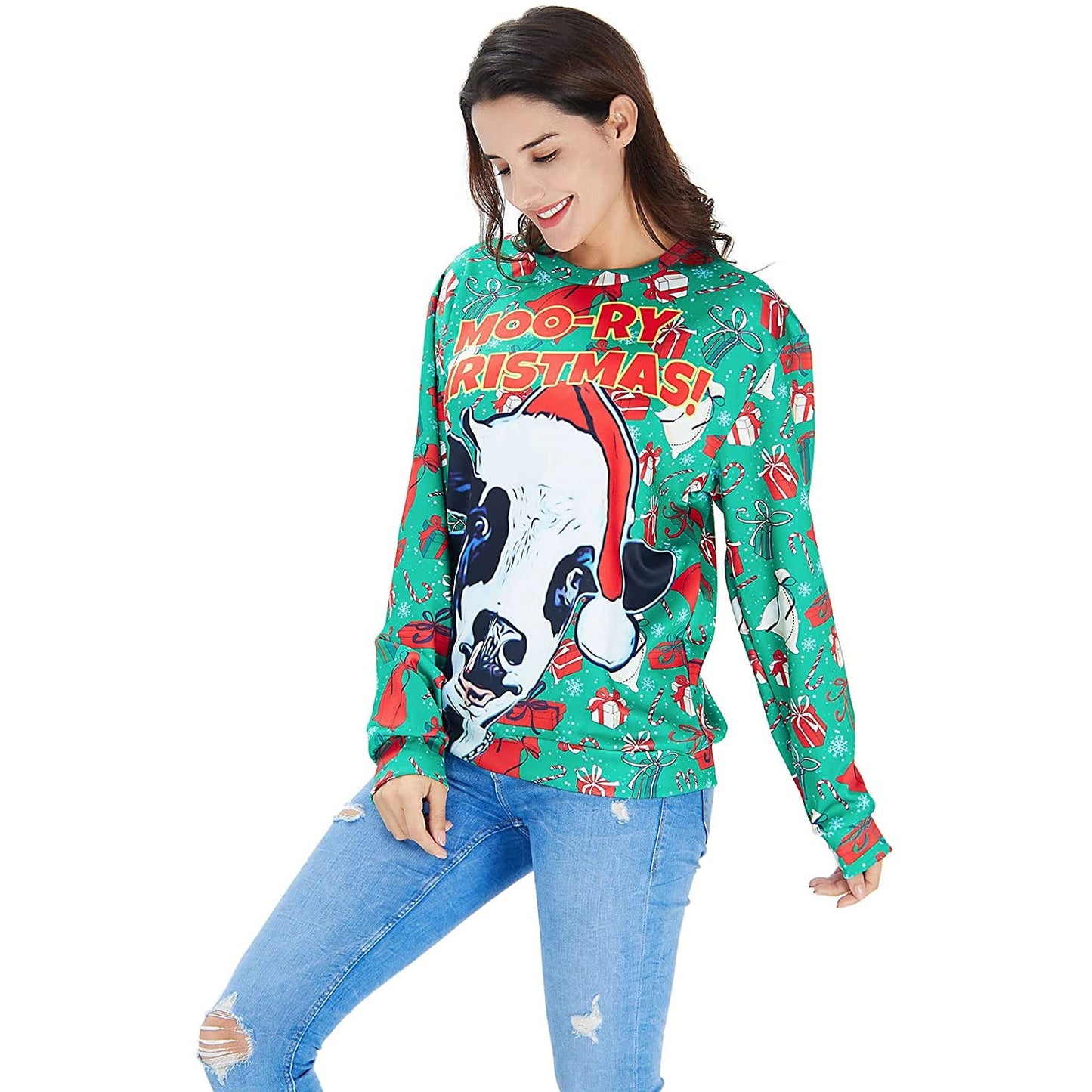 Cows Ugly Christmas Sweater