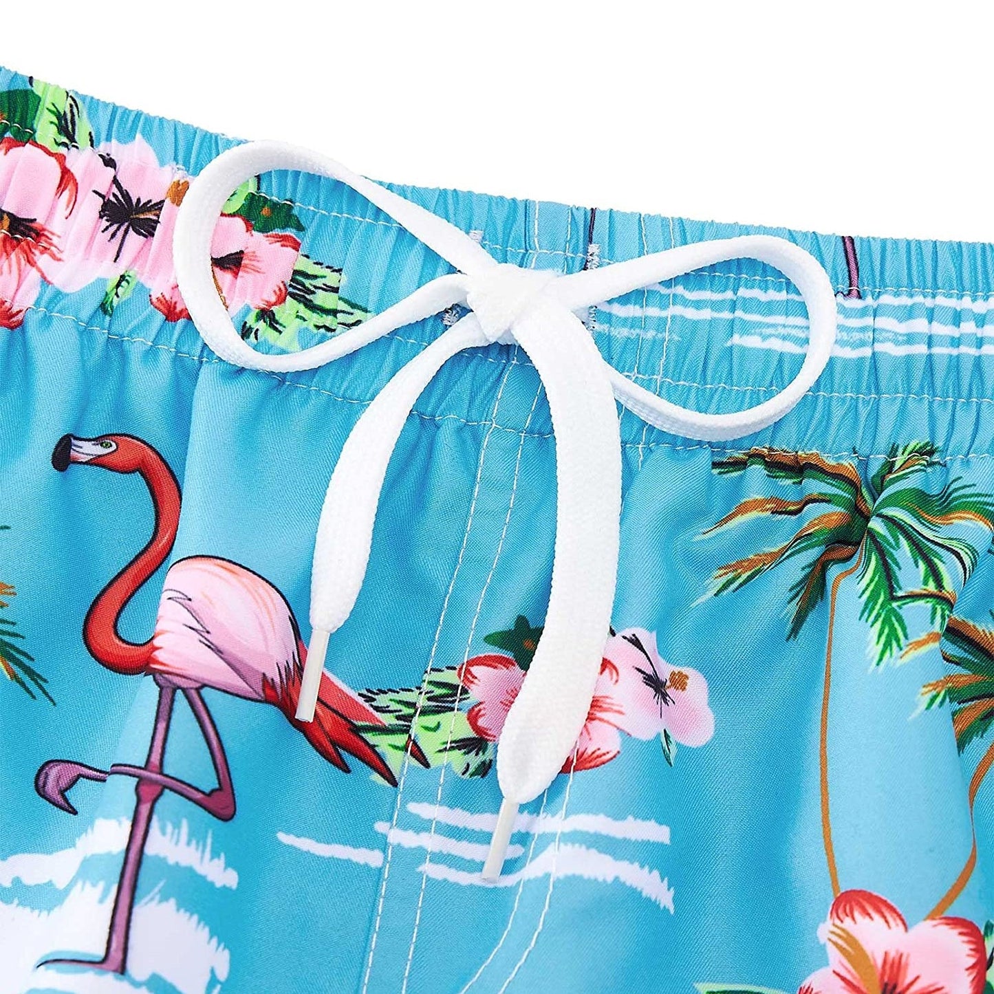 Flamingos Blau Lustige Jungen Badehose