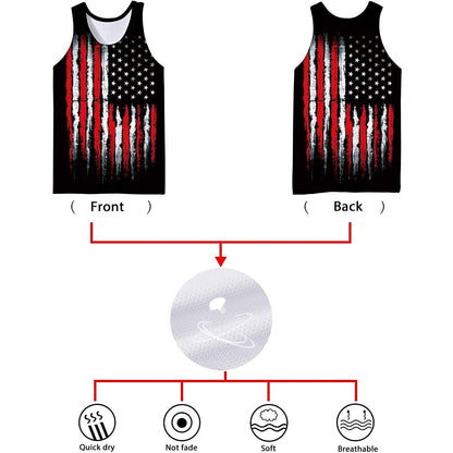 American Flag Funny Tank Top