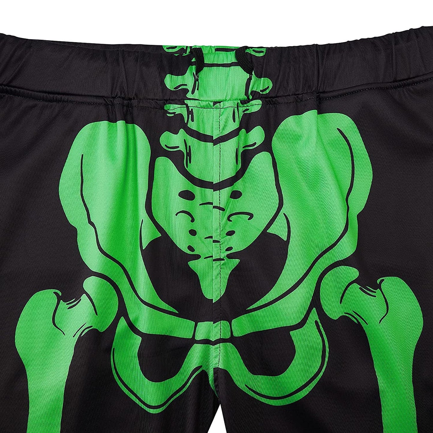 Groene skelet joggingbroek