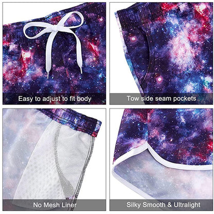 Galaxy Funny Board Shorts voor dames