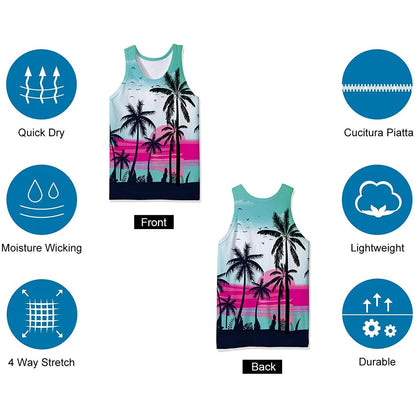 Coconut Tree Funny Tank Top