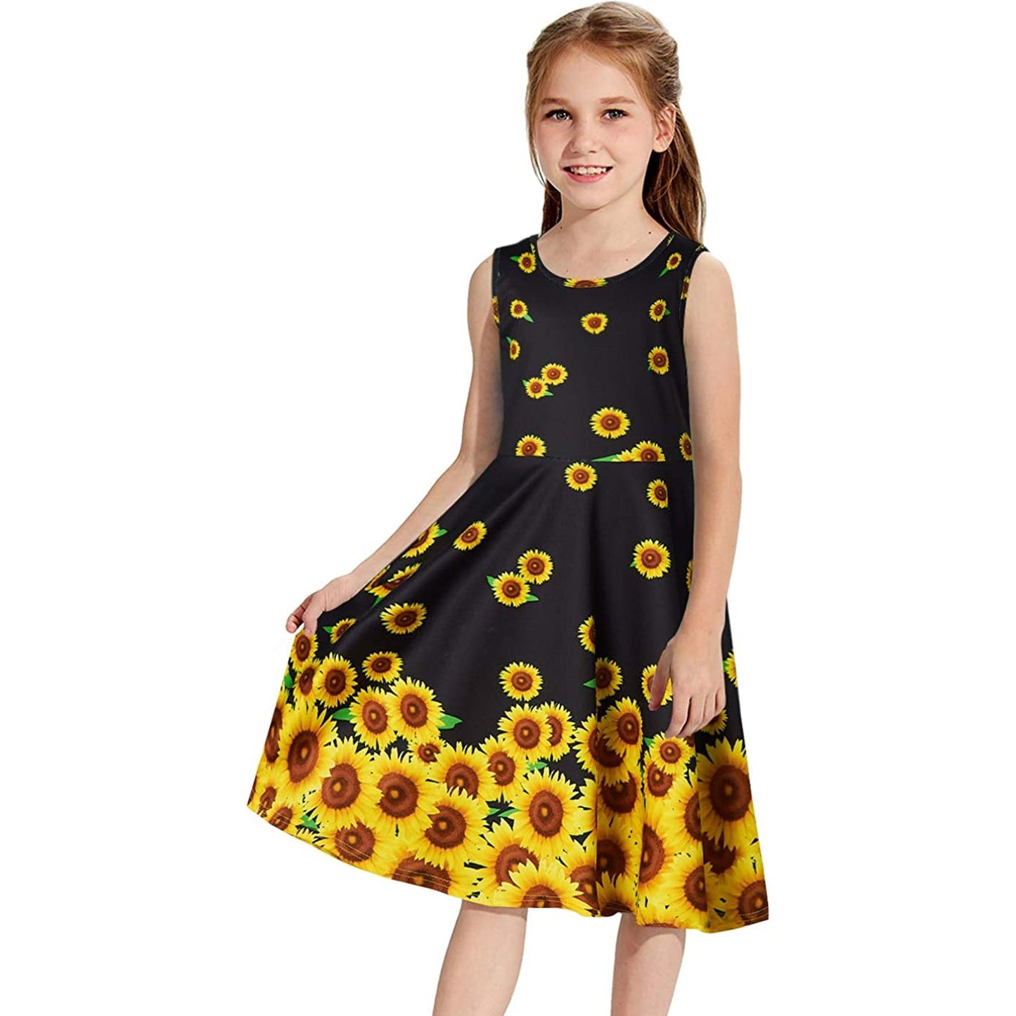 Sonnenblume Lustiges Mädchenkleid