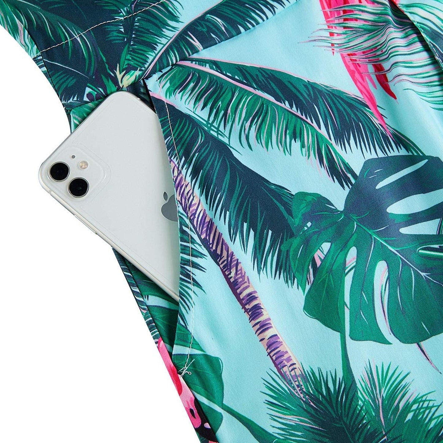 Kokosnootboom Flamingo Mannelijke Romper