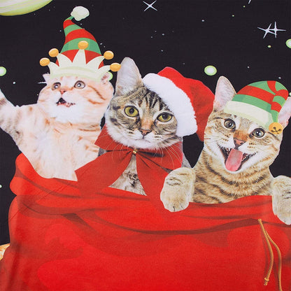 Space Pizza Cats lelijke kersttrui