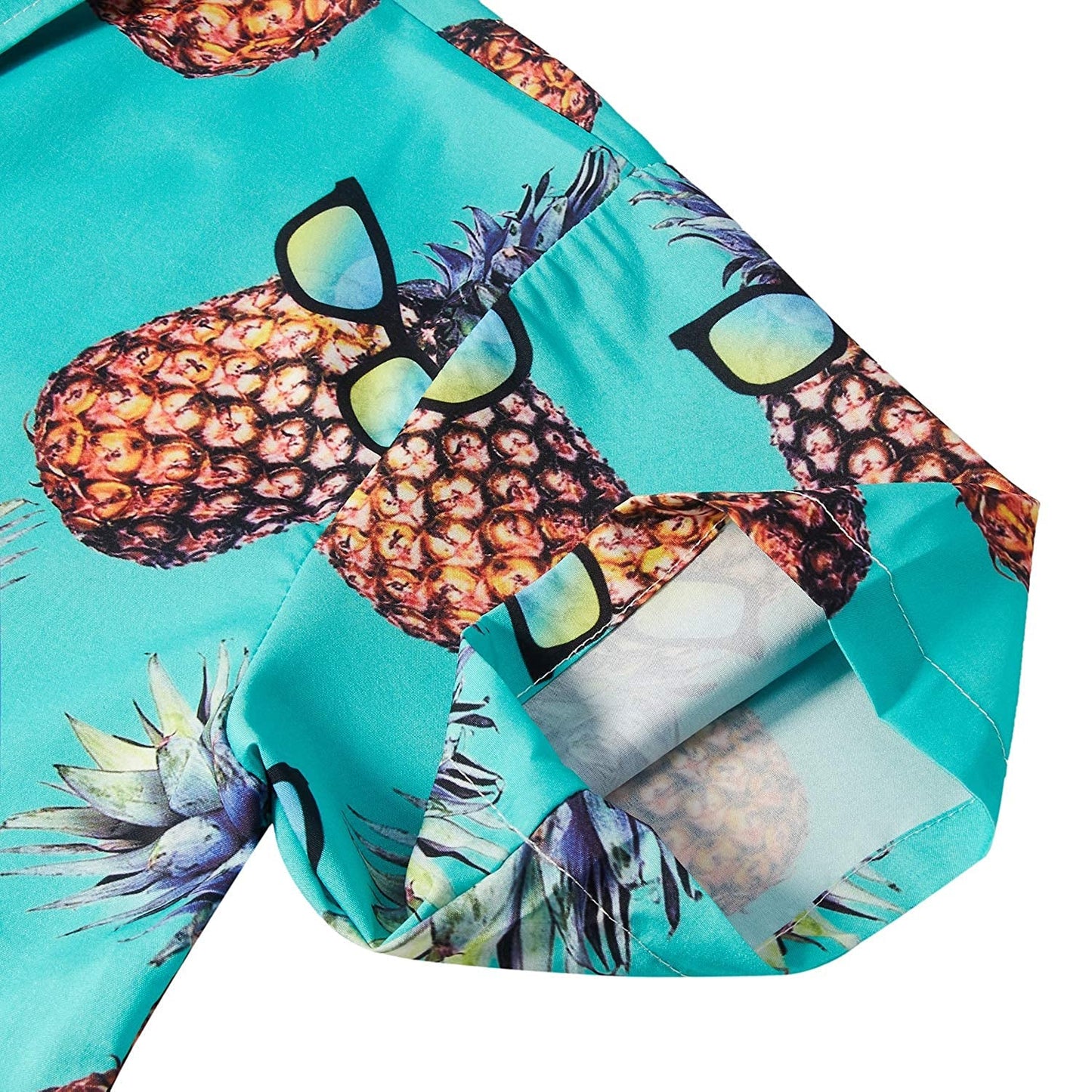 Grüne Sonnenbrille Ananas lustige Hawaiian Shirt