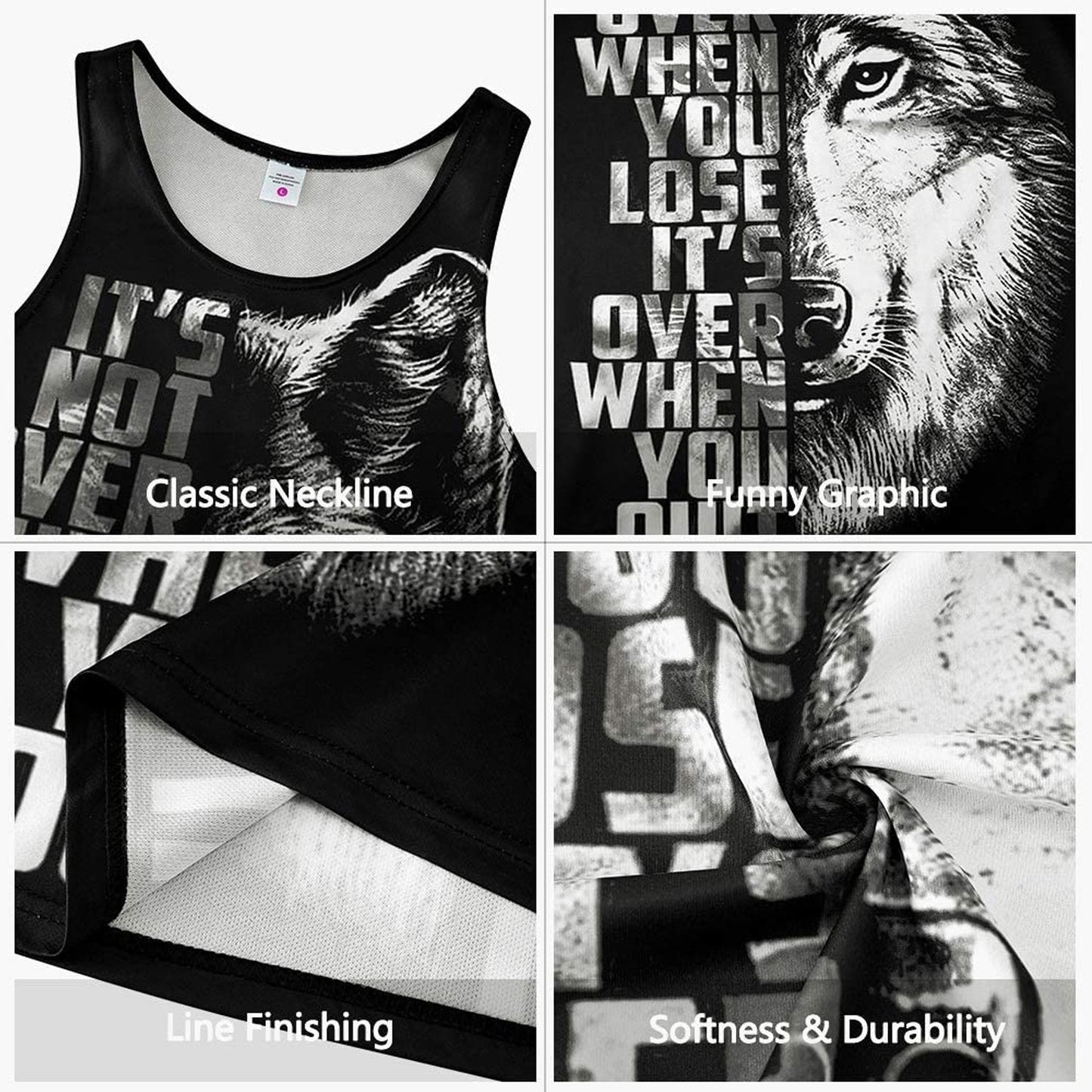 Lustiges Wolf-Tanktop