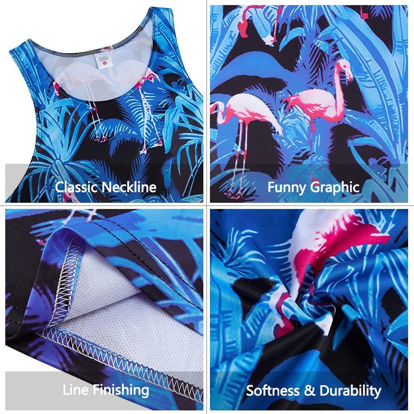 Lustiges Flamingo-Tanktop