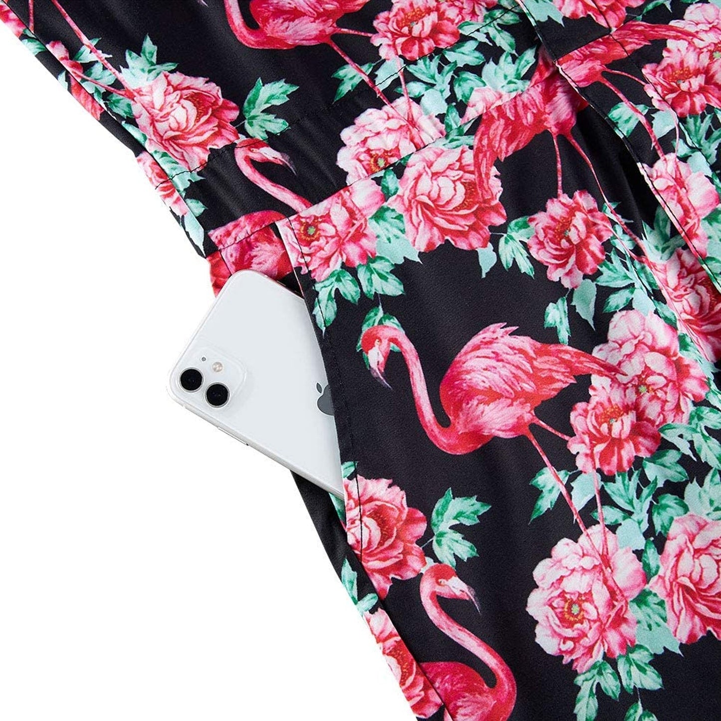 Rose Flamingo Romper voor heren