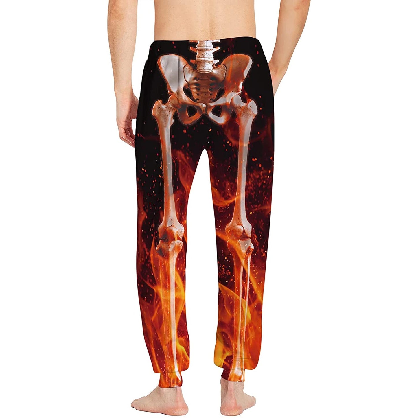 Flame Skeleton Sweatpants