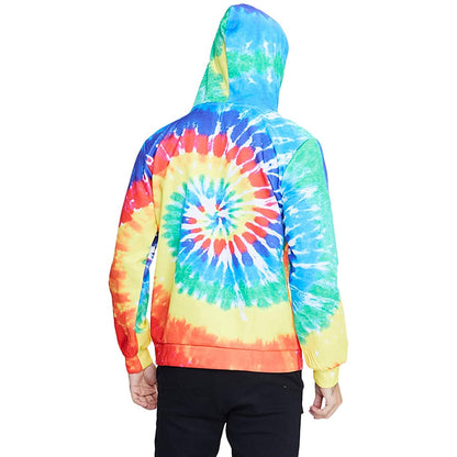 Lustiger Kapuzenpullover mit Regenbogenwirbel