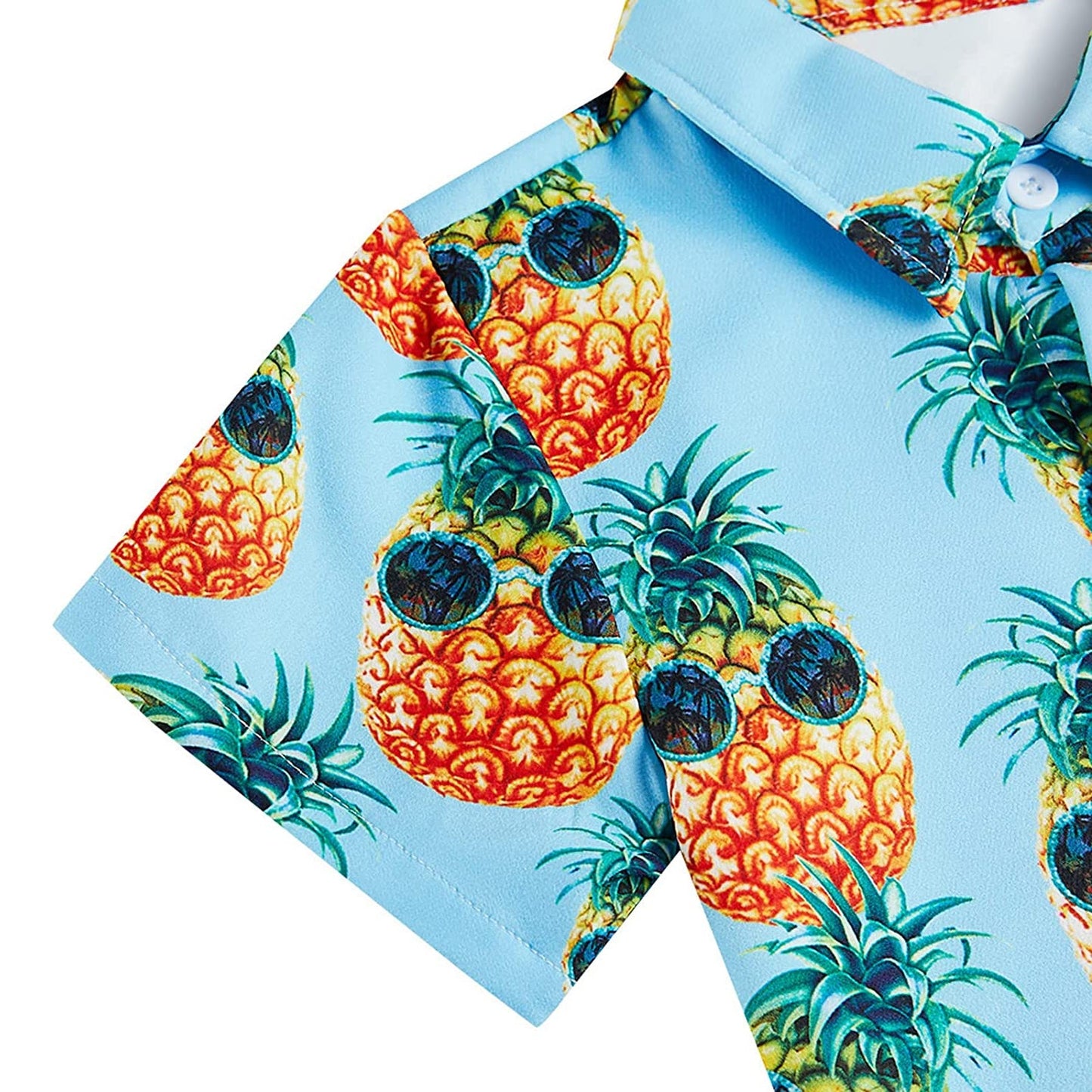 Blaue Ananas lustige Kleinkind Hawaiian Shirt