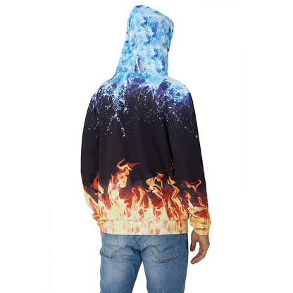 Ice & Fire Funny Hoodie